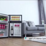 LEONARD USA 110 L Inverter Double Door Mini Fridge With Strong Adjustable Glass Shelves, Interior Light for Mechanical Control, Room, Home, Office or Bar (Based on American Technology) (Silver and Black)