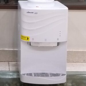 LEONARD Plastic USA American Technology Based Hot, Cold and Normal Table Top Water Dispenser (White, 347 X 403 X 600 mm)