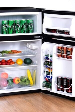 LEONARD USA Mini Fridge for Home Inverter Double Door 110 L with Separate Deep Freezer Compartment (Based on American Technology)