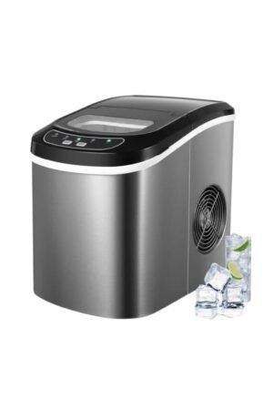 LEONARD USA Ice Maker Machine Stainless Steel Automatic with Inverter Technology, Makes Instant Bullet Ice Cubes in 7-9 Minutes, 26 lbs/day (Based on American Technology)