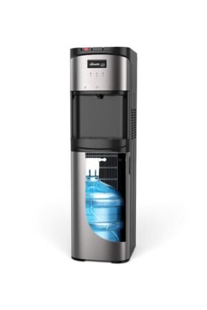 LEONARD Usa Bottom Loading Water Dispenser Stainless Steel Hot, Cold & Normal For Home, Office Or Bar, Based On American Technology (Stainless Steel & Black), 5 Liters