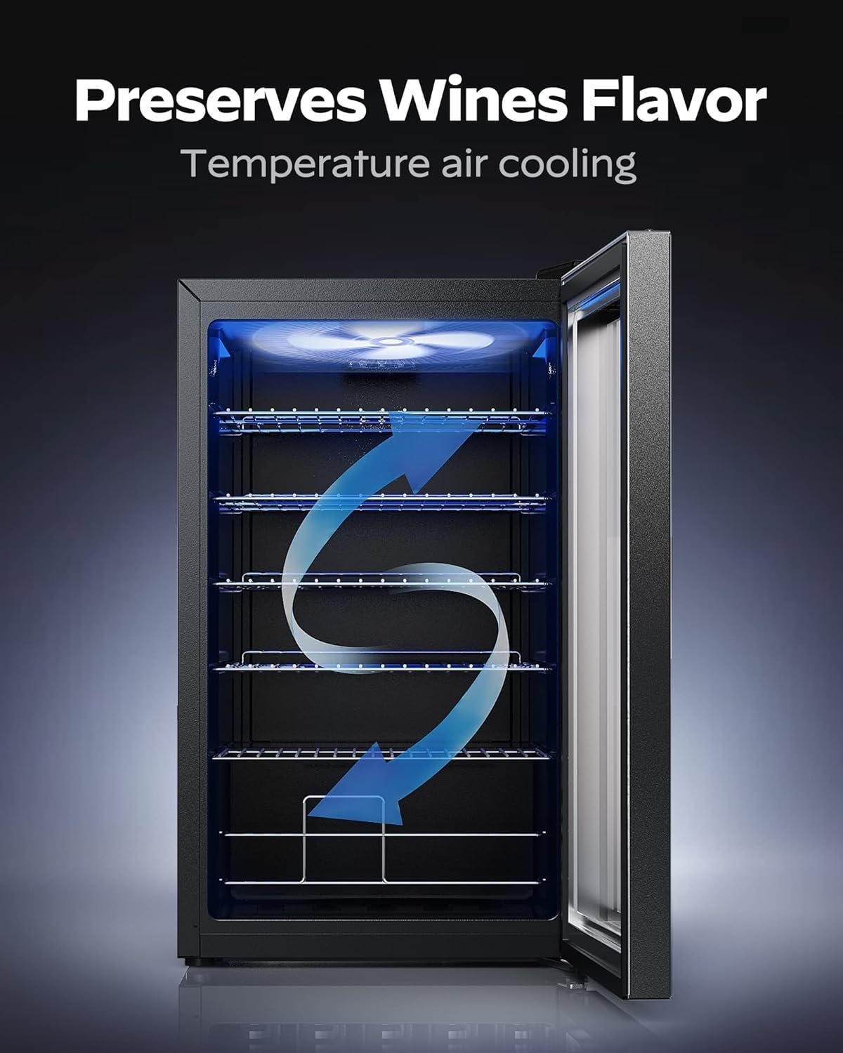 Danby USA 135 L Inverter Wine Chiller l Wine Cooler l Touch Control l Toughened Glass Door with UV-Protection l LED Interior Light for Indian Home Bars & Rooms with 1 Year Warranty